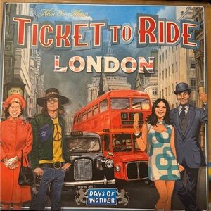 Days of Wonder Ticket to Ride London Board Game - Red and Blue
